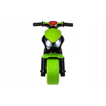 Jeździk, motocykl dla dzieci, motor Czarny, Zielony 6474
